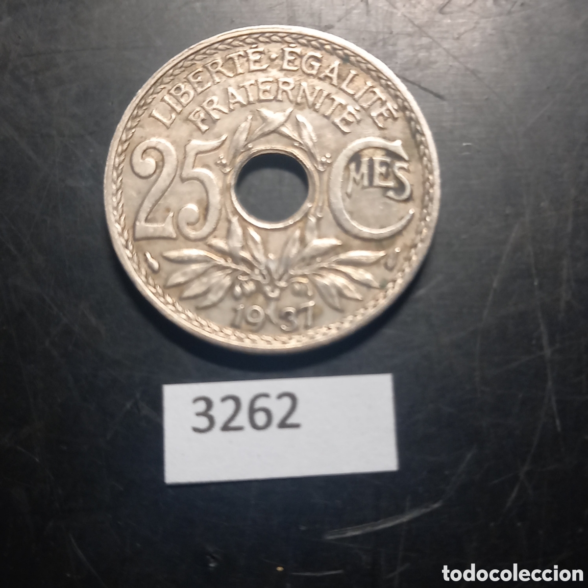Monedas antiguas de Europa: Francia 25 c&eacute;ntimos 1937 - Foto 1