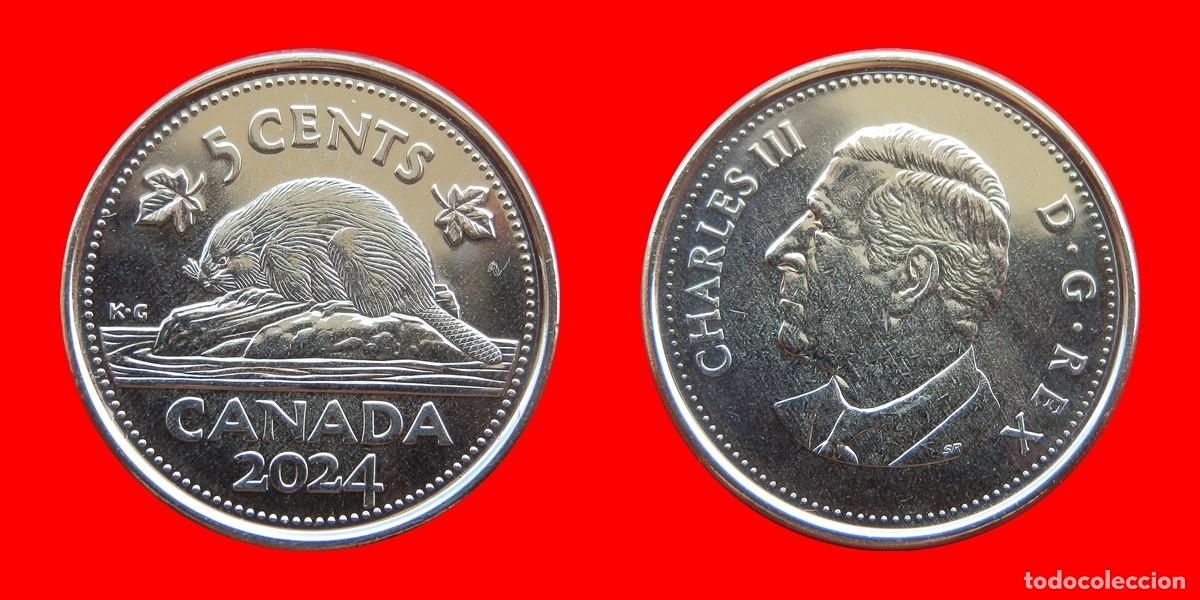Monedas antiguas de Europa: 5 CENTAVOS 2024 SIN CIRCULAR CANADA-7003SC - Foto 1