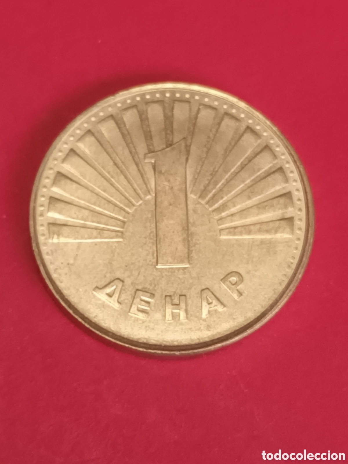 Monedas antiguas de Europa: MACEDONIA. 1 DINAR DE 2008. - Foto 2