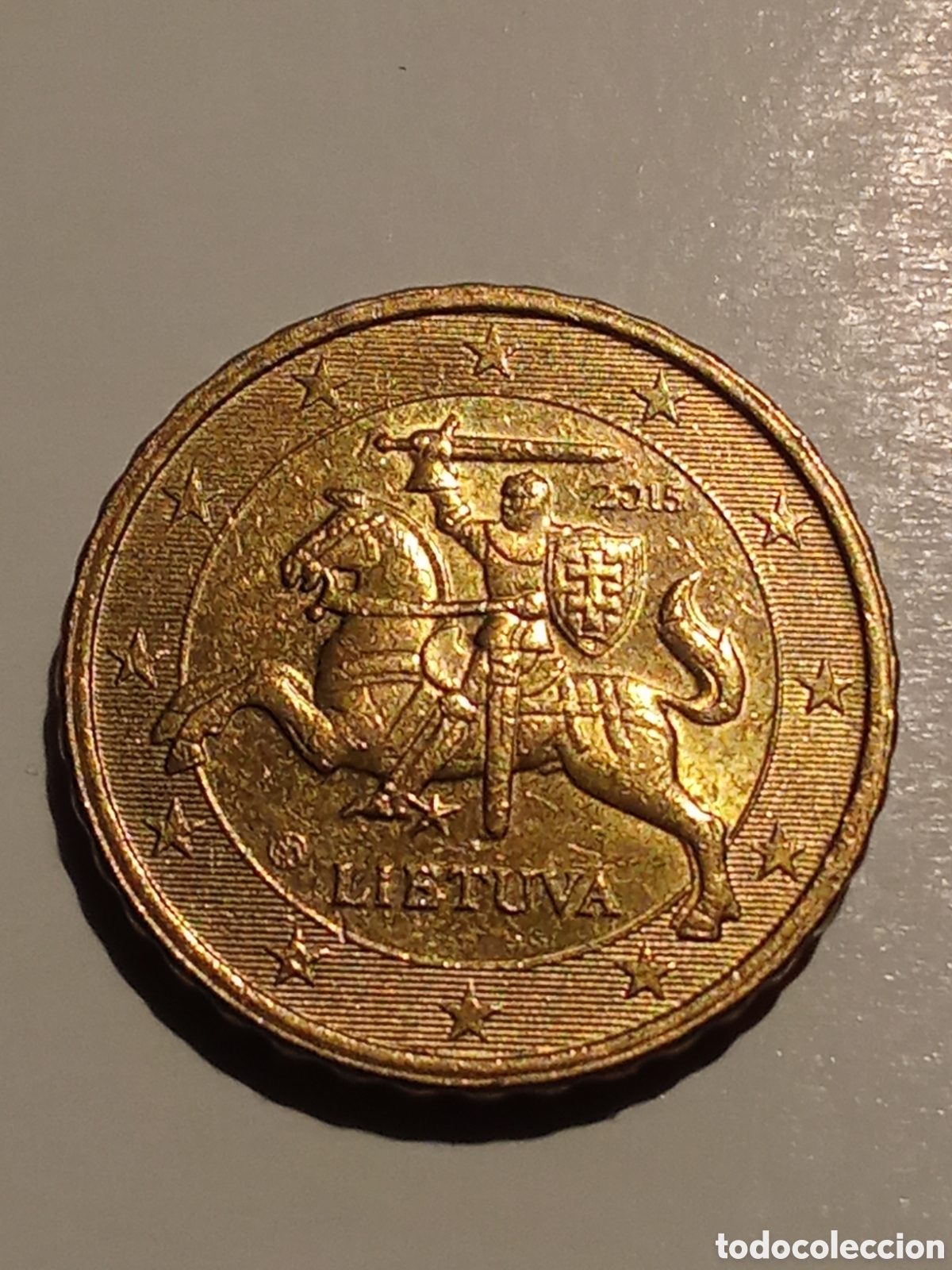 Monedas antiguas de Europa: Moneda LETONIA de 10 cent de euro a&ntilde;o 2015 - Foto 1