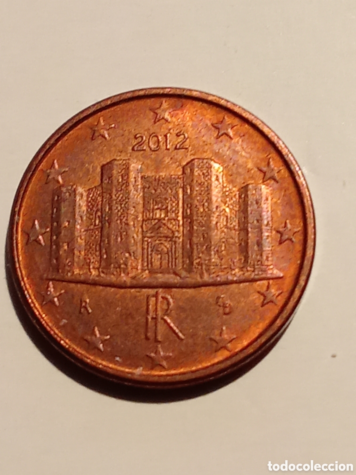 Monedas antiguas de Europa: moneda de 1 cent ITALIA de 2012 - Foto 1