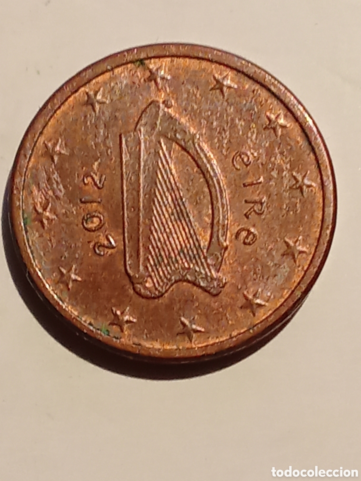 Monedas antiguas de Europa: moneda de 1 cent IRLANDA de 2012 - Foto 1