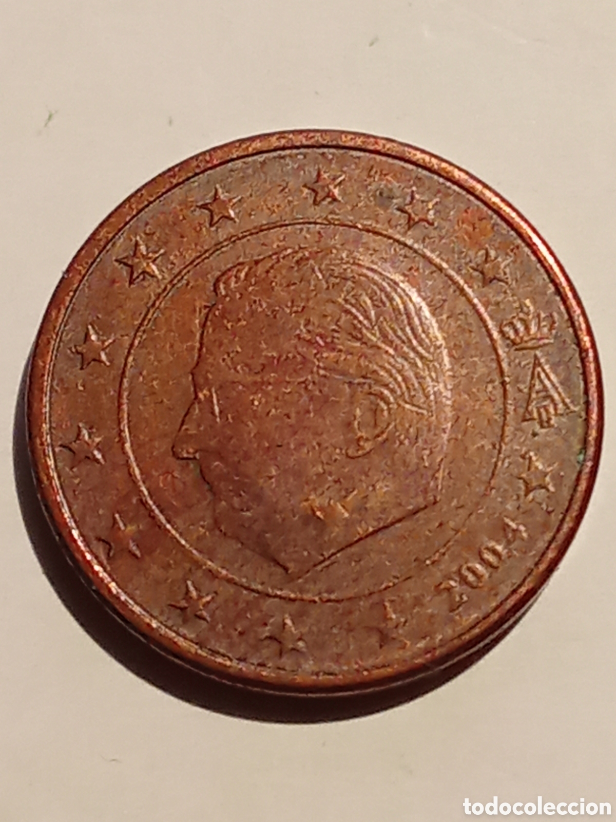 Monedas antiguas de Europa: moneda de 1 cent BELGICA de 2004 - Foto 1