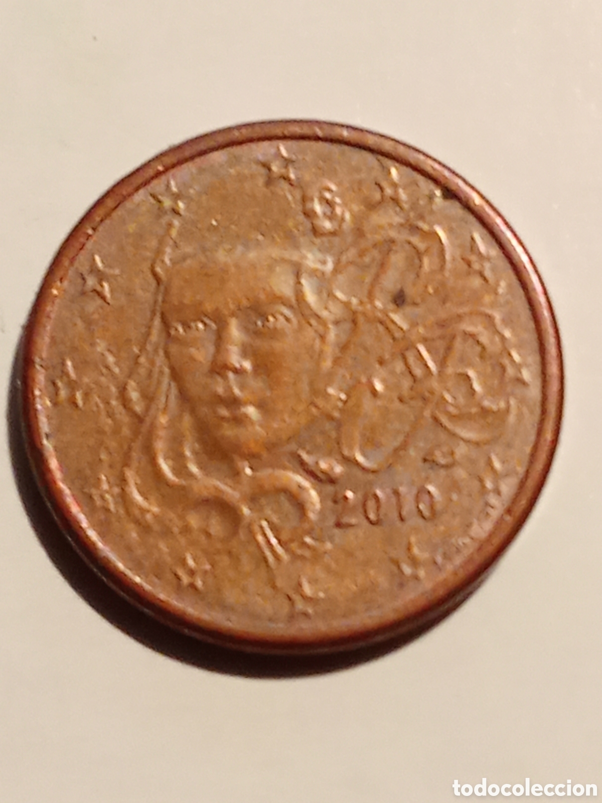 Monedas antiguas de Europa: moneda de 1 cent FRANCIA de 2010 - Foto 1