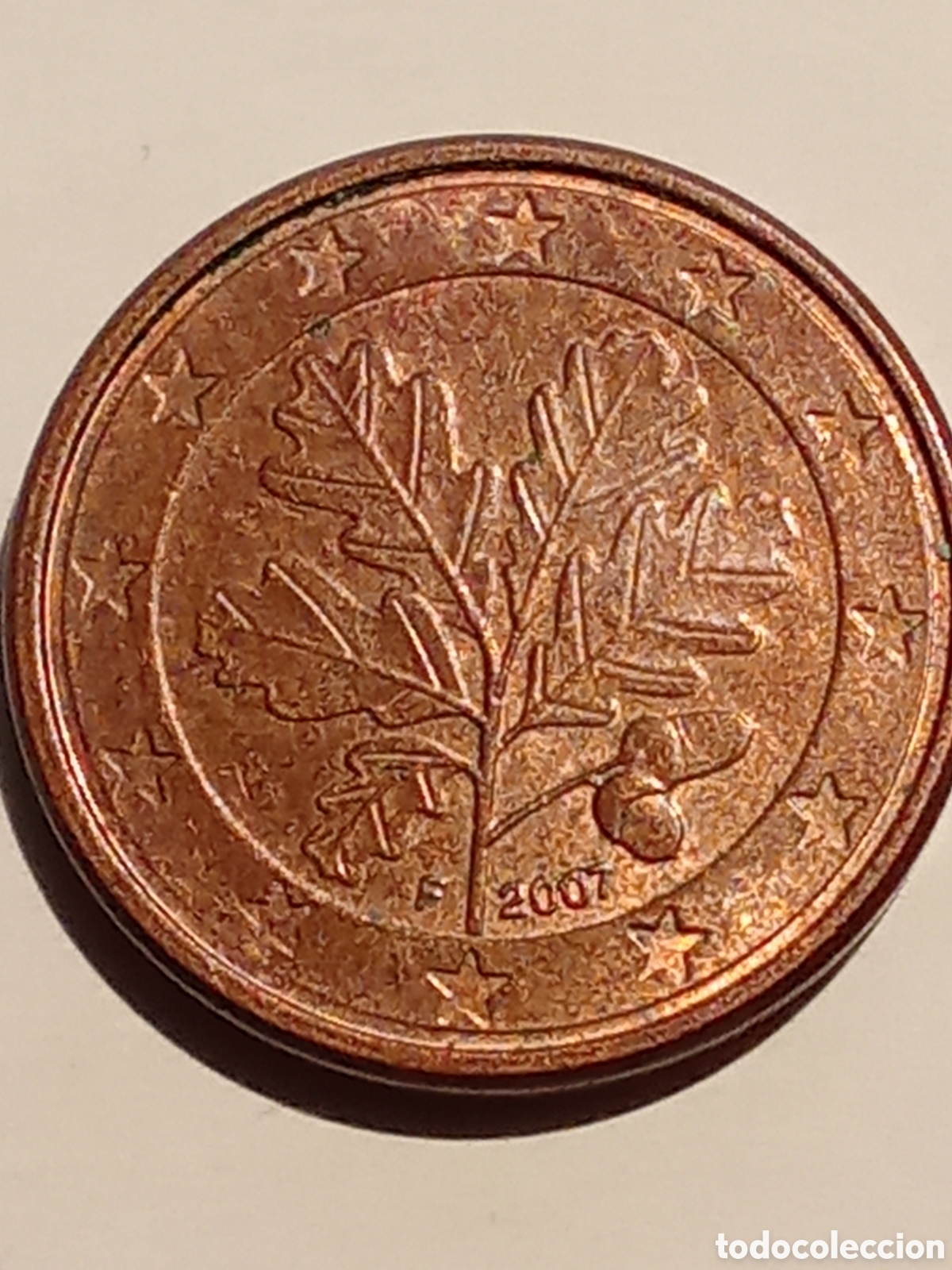 Monedas antiguas de Europa: moneda de 1 cent ALEMANIA de 2007 - Foto 1