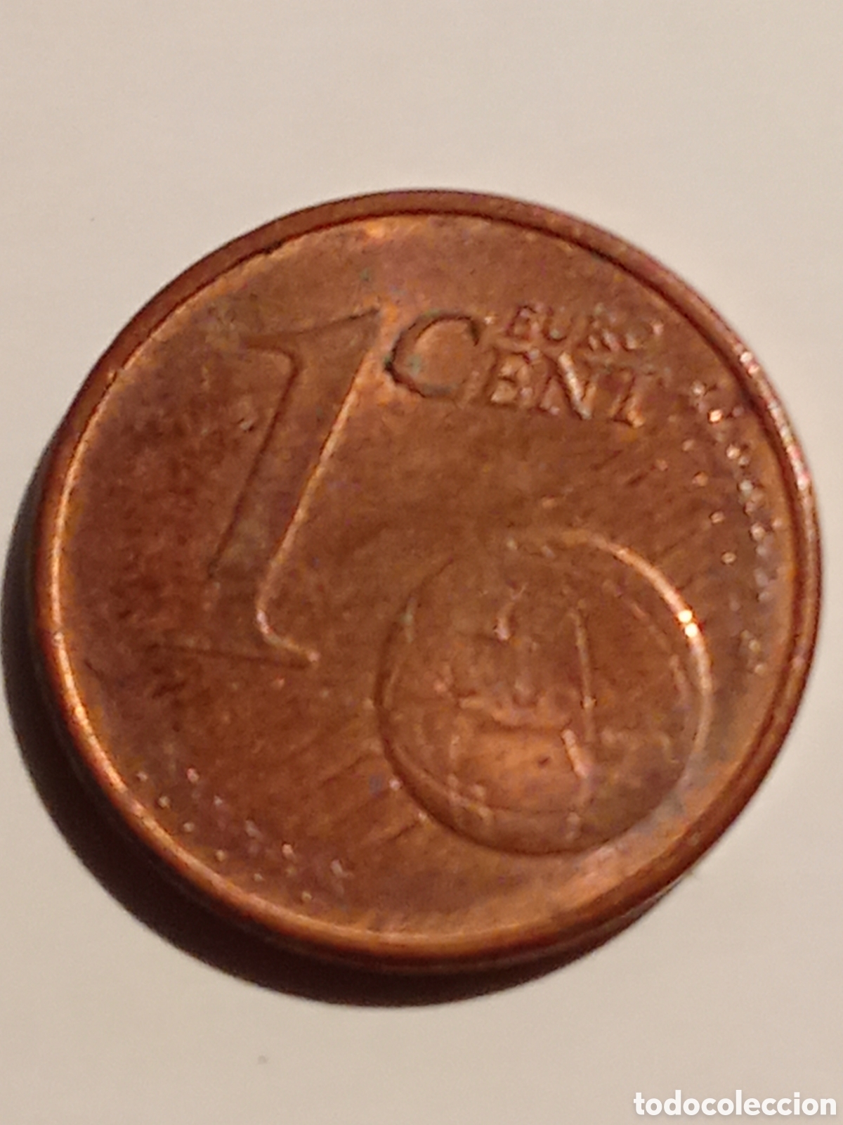 Monedas antiguas de Europa: moneda de 1 cent ALEMANIA de 2008 - Foto 2