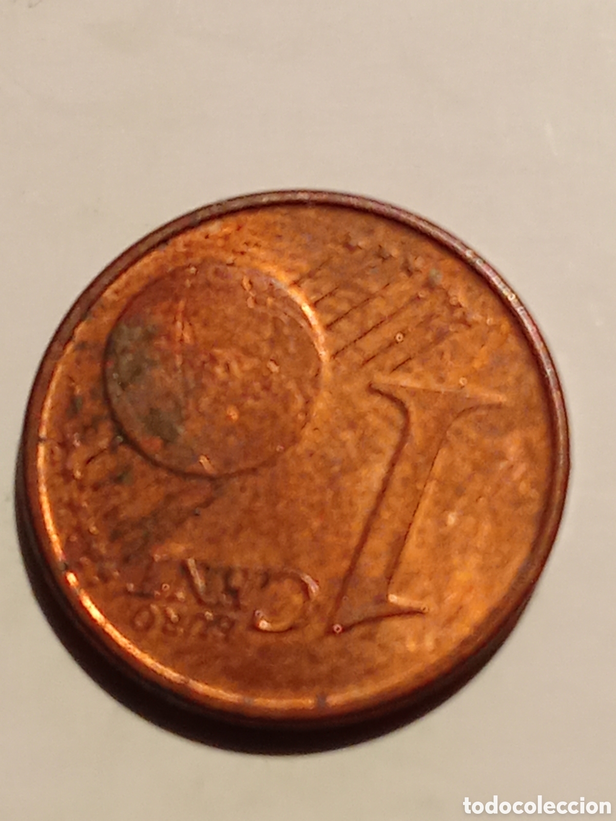 Monedas antiguas de Europa: moneda de 1 cent ALEMANIA de 2010 - Foto 2