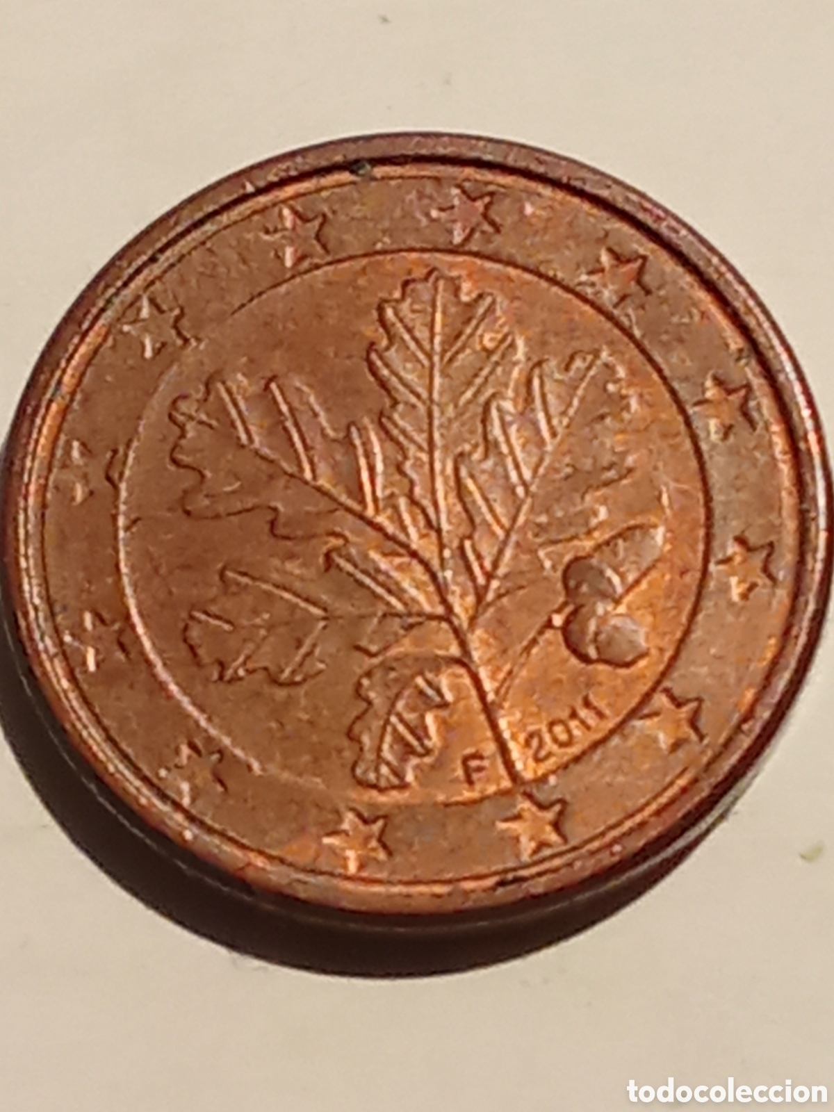 Monedas antiguas de Europa: moneda de 1 cent ALEMANIA de 2011 - Foto 1