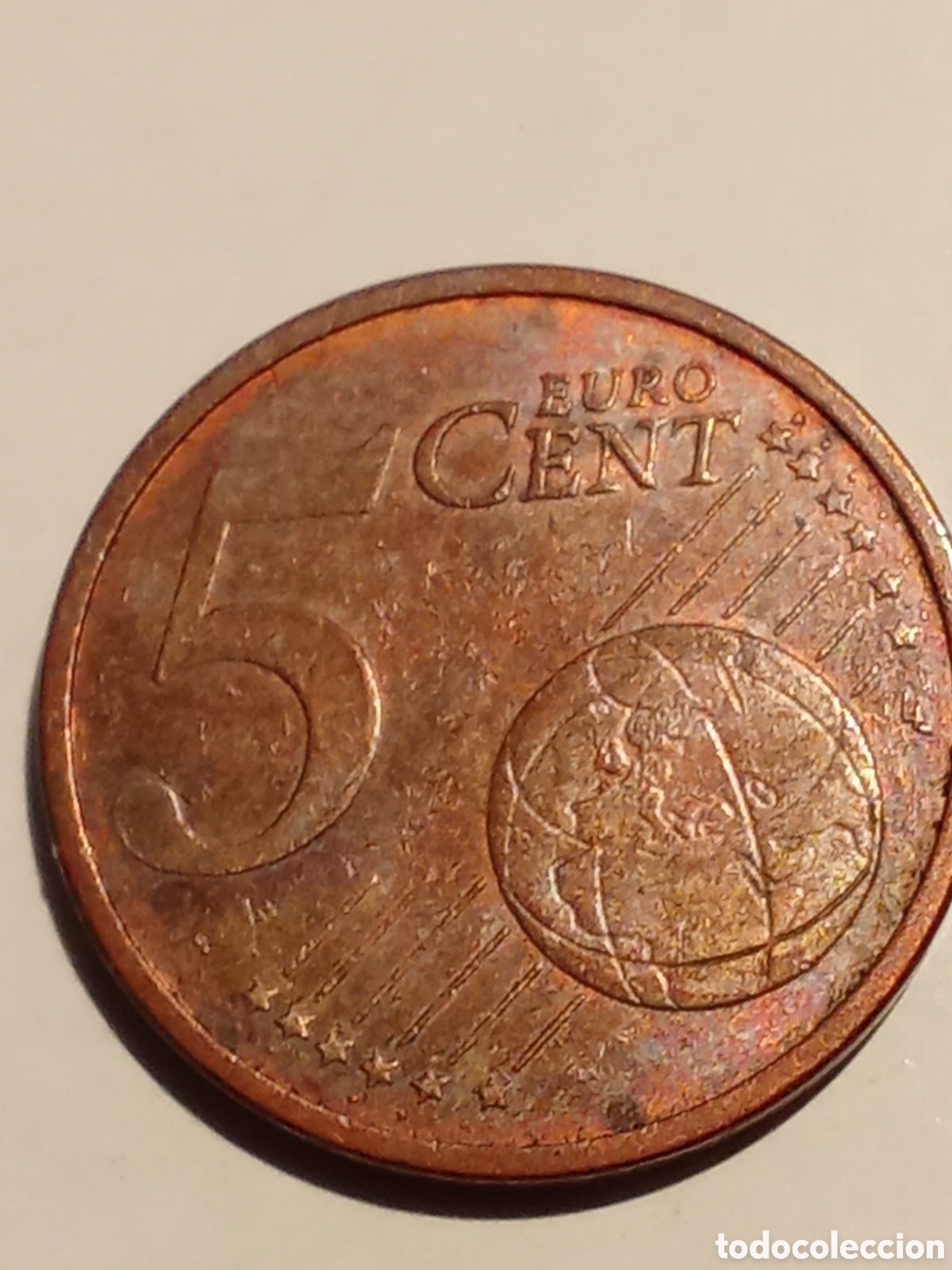 Monedas antiguas de Europa: moneda de 5 cent ANDORRA de 2014 - Foto 2