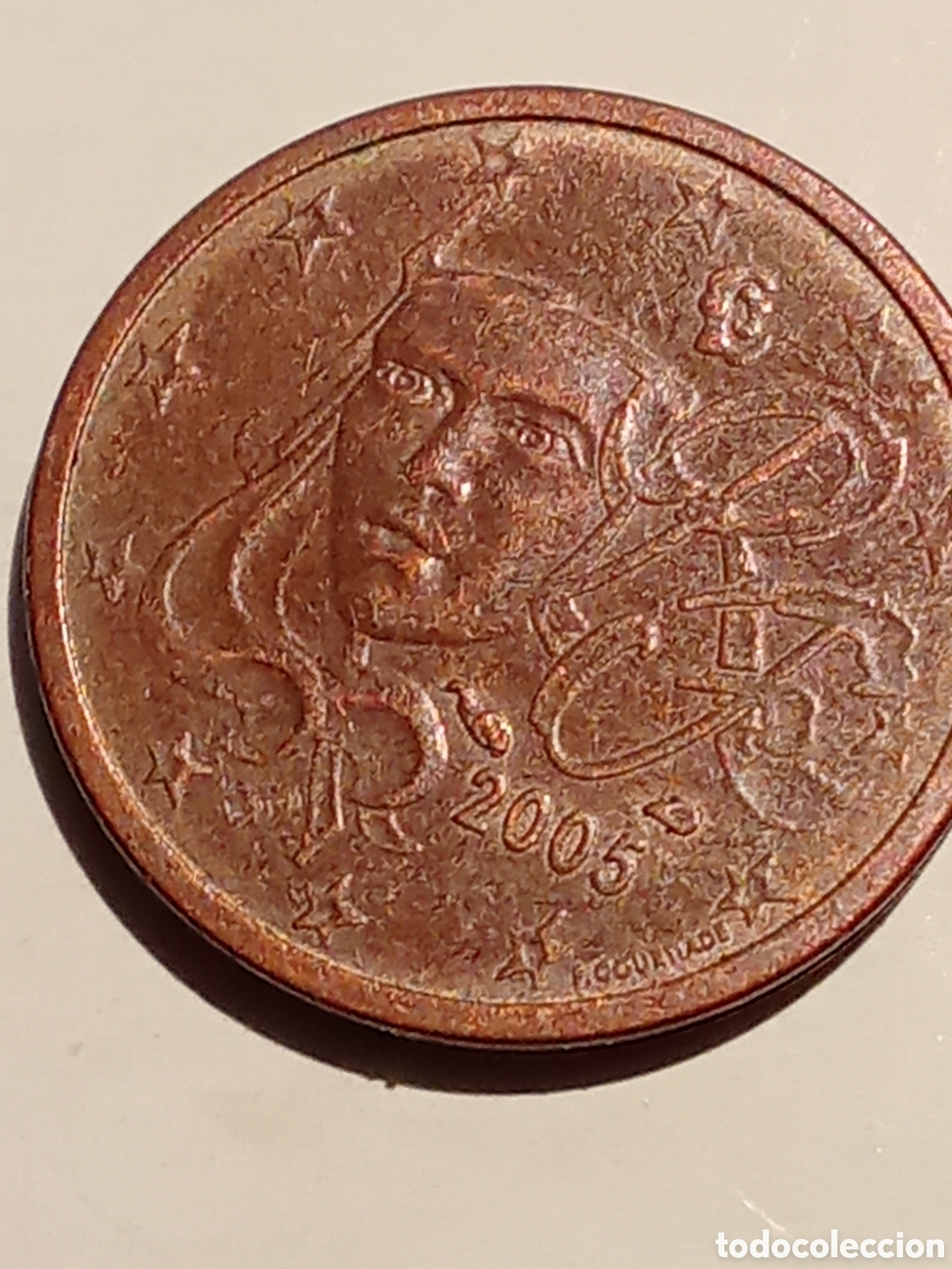 Monedas antiguas de Europa: moneda de 2 cent FRANCIA de 2005 - Foto 1