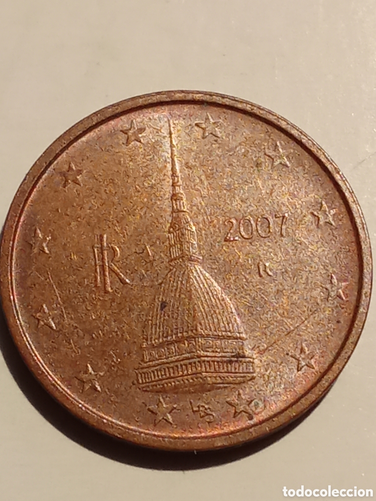 Monedas antiguas de Europa: moneda de 2 cent ITALIA de 2007 - Foto 1