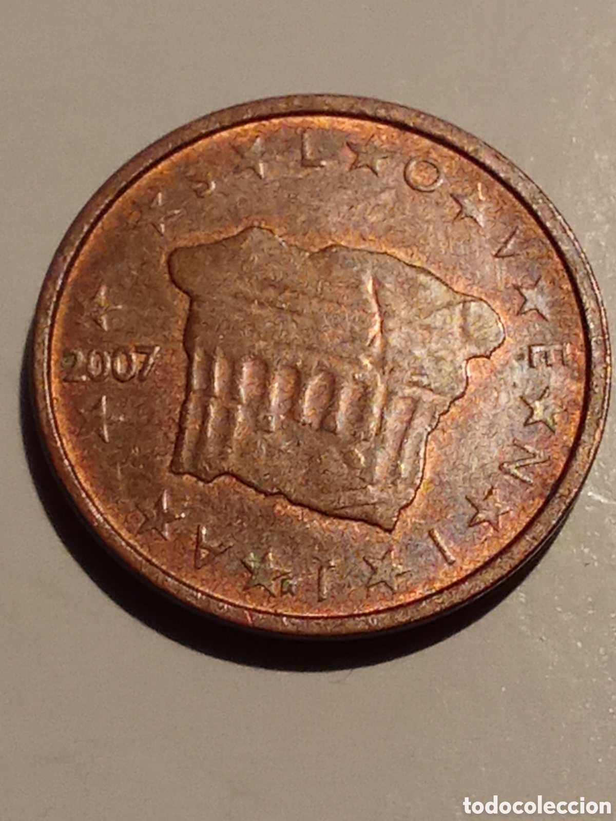 Monedas antiguas de Europa: moneda de 2 cent ESLOVENIA de 2007 - Foto 1