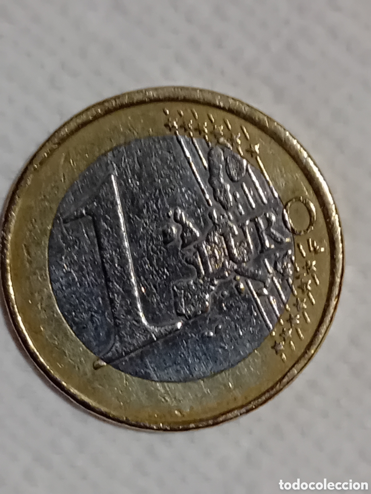 Monedas antiguas de Europa: Moneda de francia de 2000,descentrada. - Foto 2