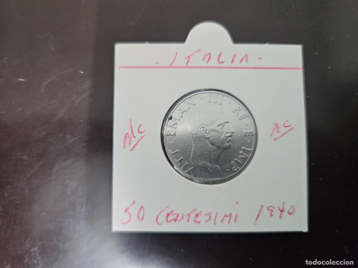 Alte M&uuml;nzen aus Europa: ITALIA 50 CENTESIMI 1940 BC KM=76b (ACERO) MAGNETICA