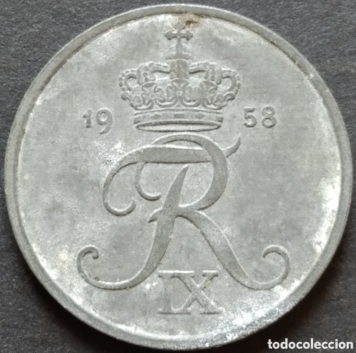 Monedas antiguas de Europa: MONEDA - DINAMARCA 2 ORE 1958 - Foto 2