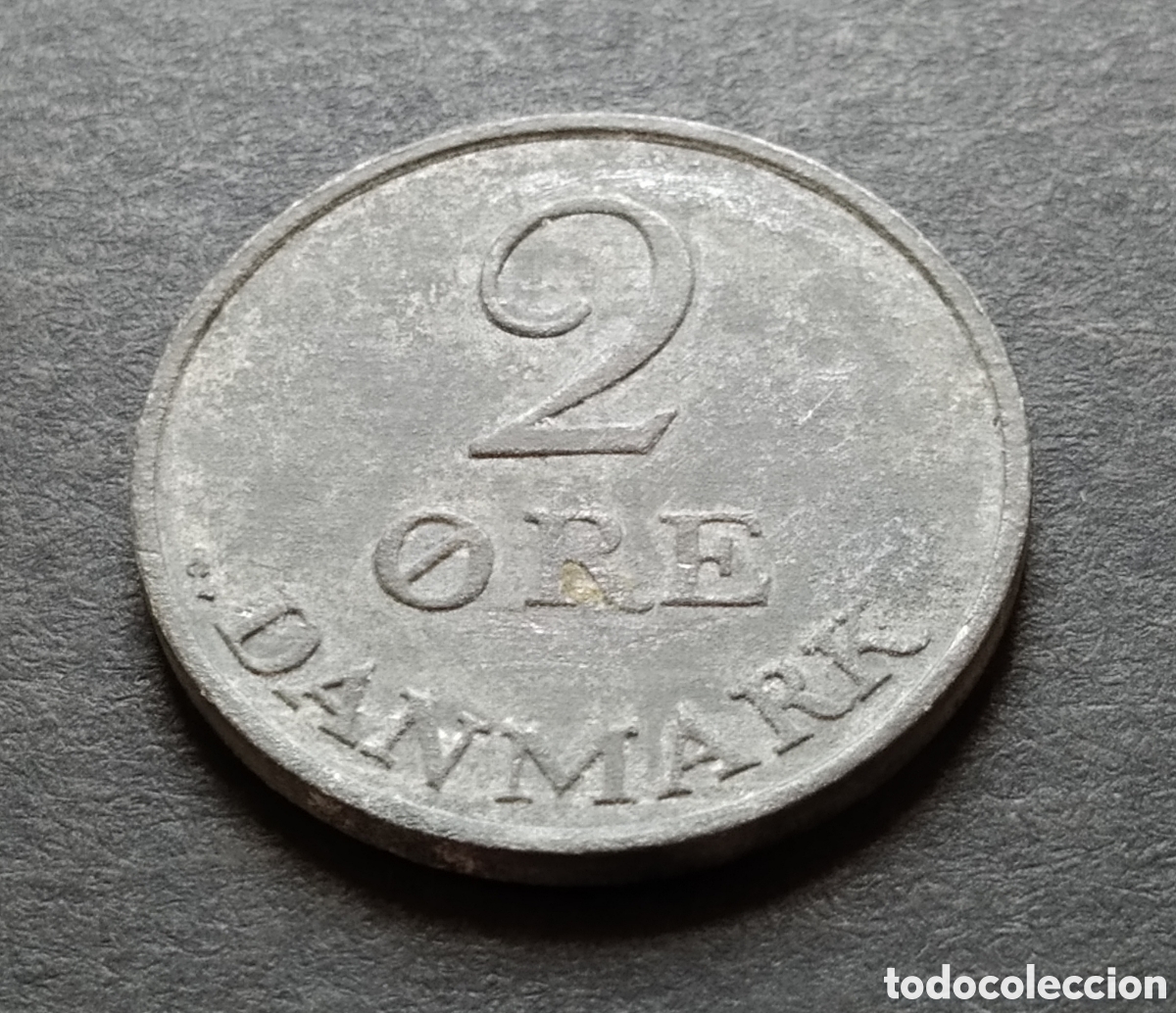 Monedas antiguas de Europa: MONEDA - DINAMARCA 2 ORE 1958 - Foto 3