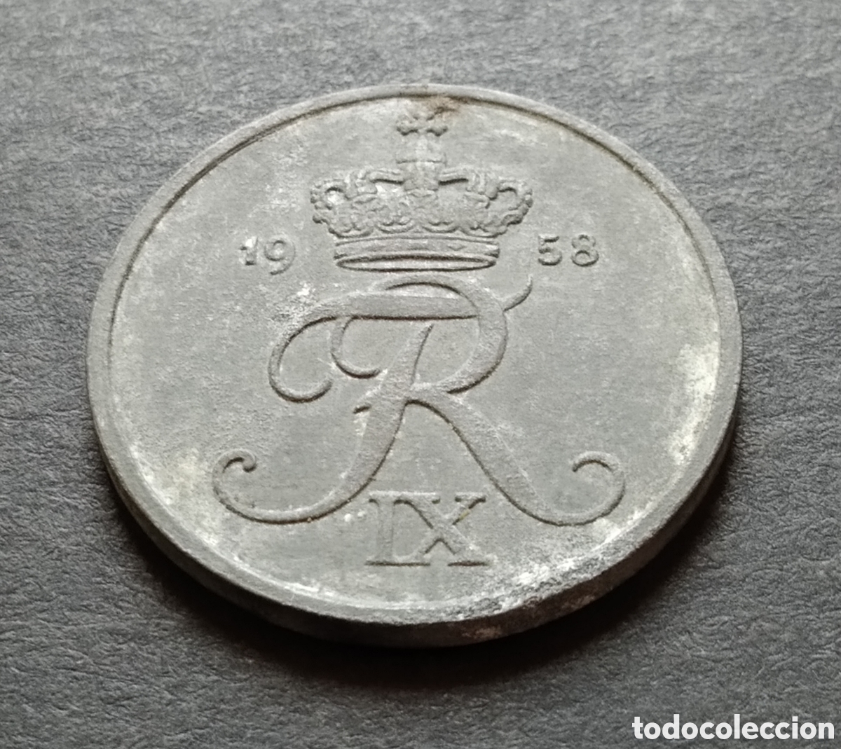 Monedas antiguas de Europa: MONEDA - DINAMARCA 2 ORE 1958 - Foto 4