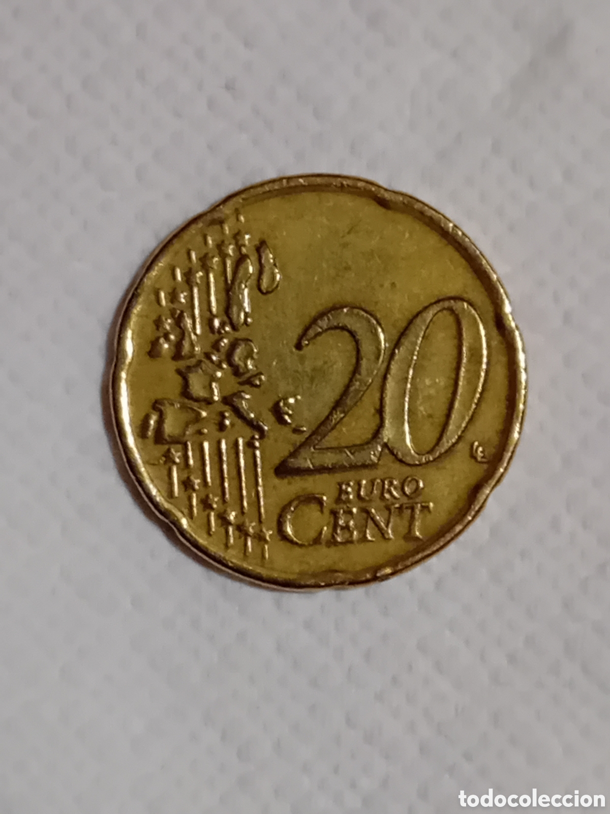 Monedas antiguas de Europa: Moneda de grecia 20 centimos de 2002. - Foto 2