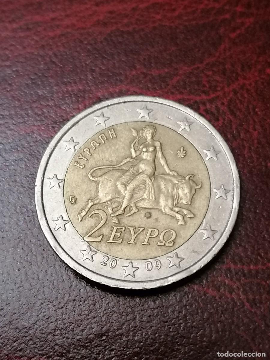 Monedas antiguas de Europa: Moneda, Grecia, 2&euro;, 2009, MBC - Foto 1