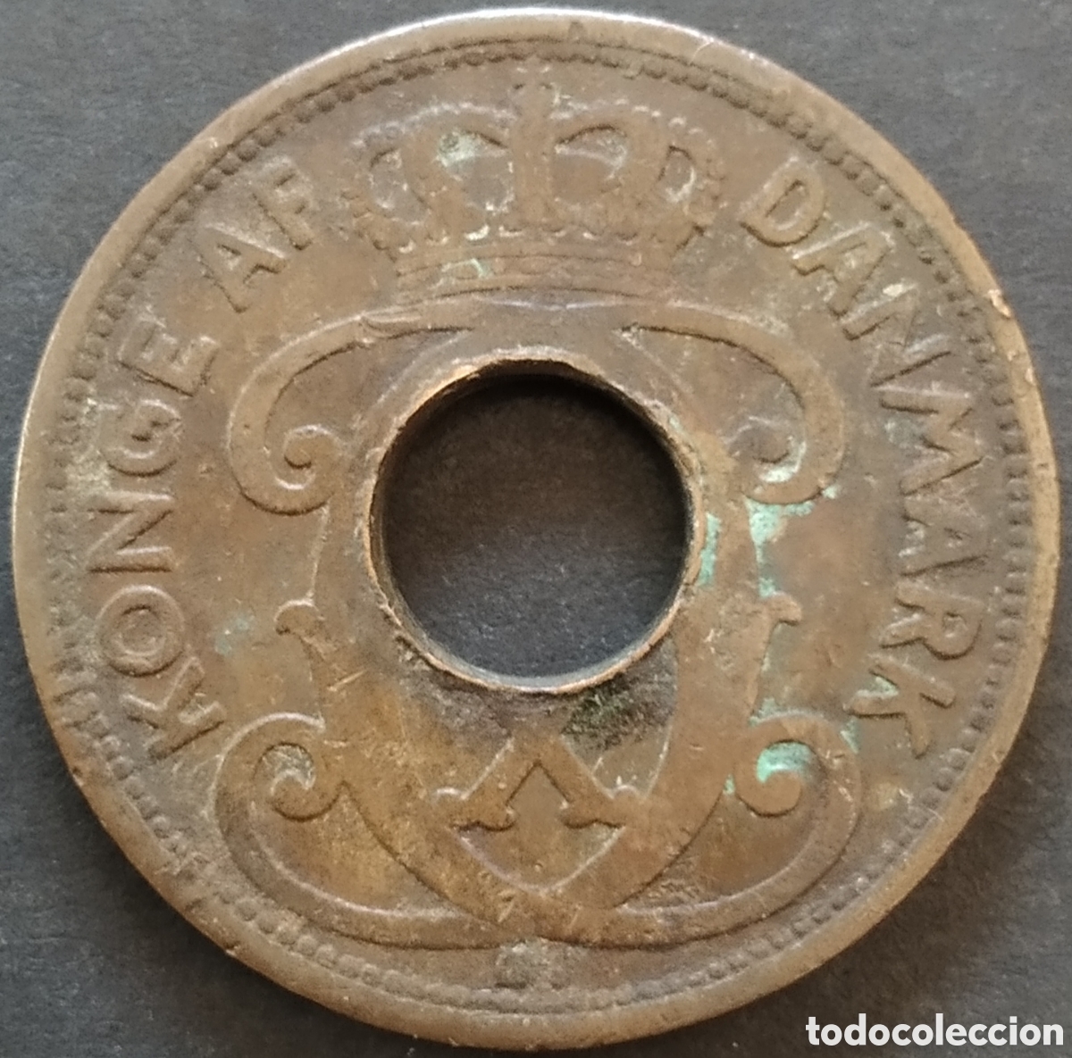 Monedas antiguas de Europa: MONEDA - DINAMARCA 5 ORE 1928 - Foto 2