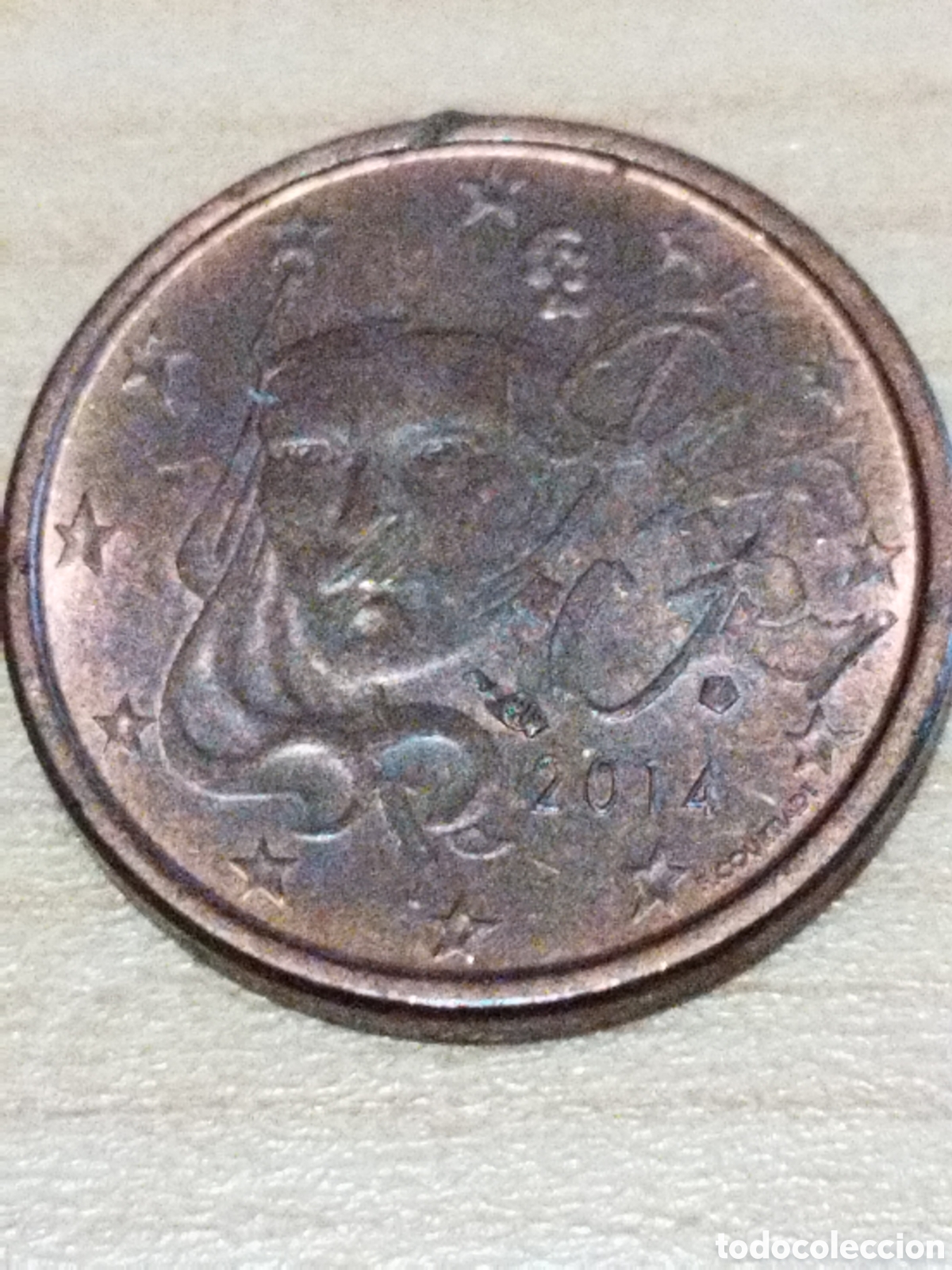 Monedas antiguas de Europa: Francia 1 c&eacute;ntimo de 2014 - Foto 1