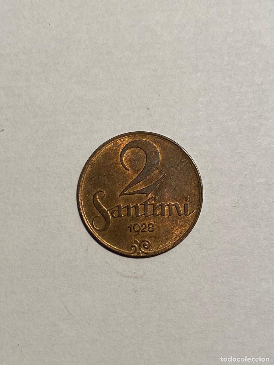 Monedas antiguas de Europa: 2 Santimi 1928 Letonia S/C - Foto 1