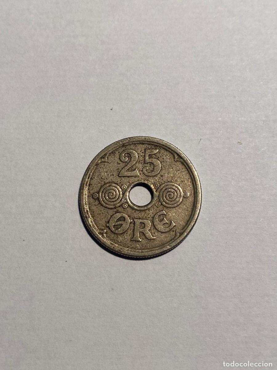Monedas antiguas de Europa: 25 Ore 1924 Dinamarca - Foto 1