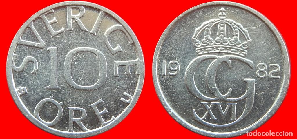 Old Coins of Europe: 10 ORE 1982 SUECIA-122053