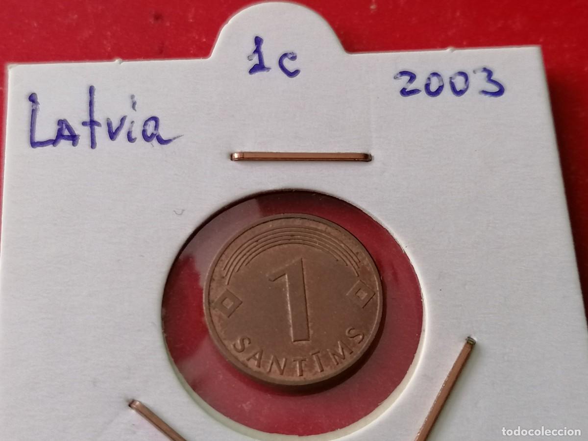 Monedas antiguas de Europa: Moneda, 1 cent. Letonia, 2003 , MBC++, - Foto 1