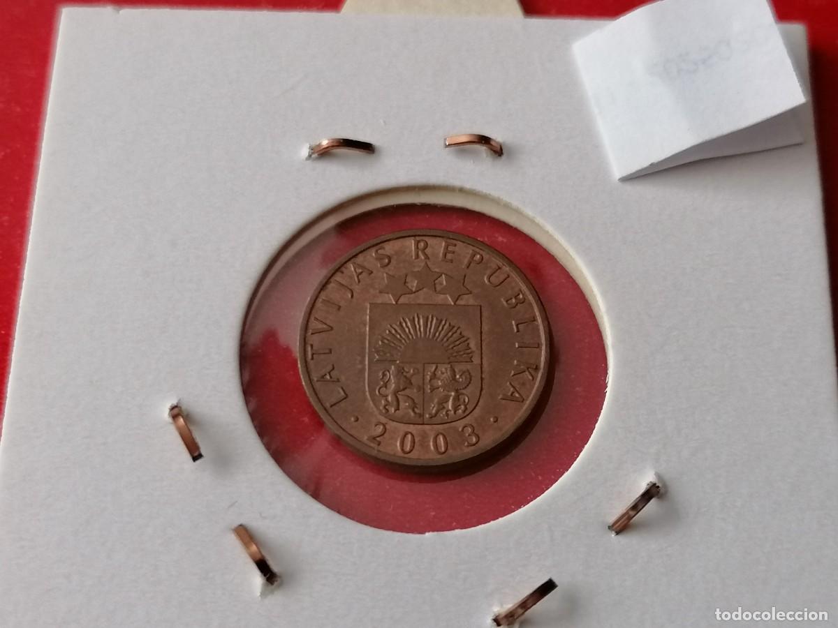 Monedas antiguas de Europa: Moneda, 1 cent. Letonia, 2003 , MBC++, - Foto 2