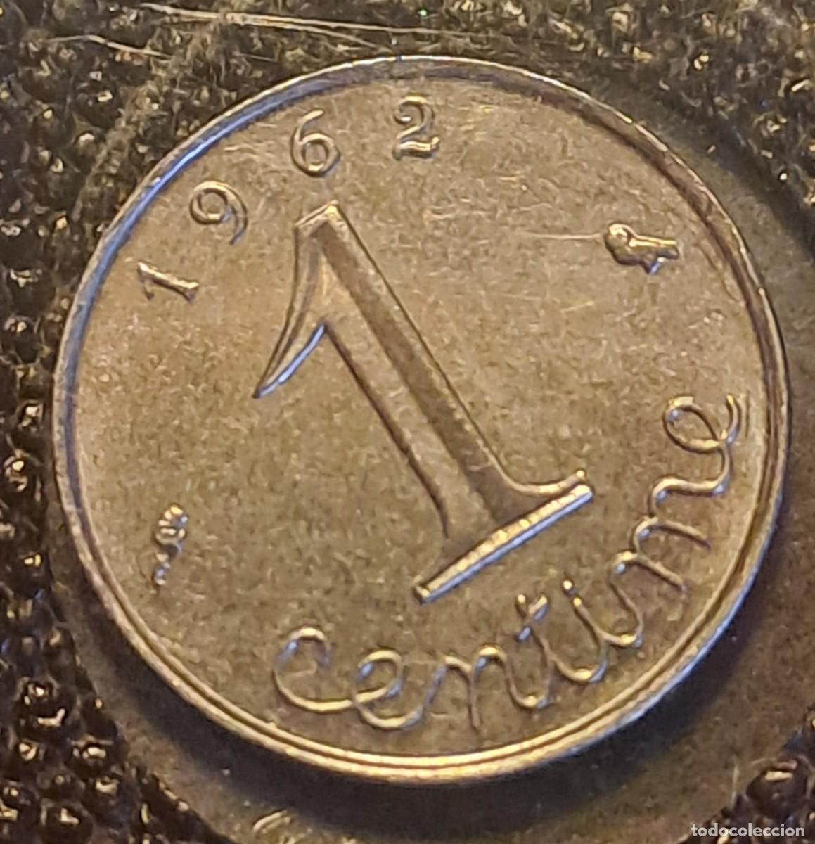 Monedas antiguas de Europa: MONEDA FRANCIA 1 CENTIMO A&Ntilde;O 1962 - Foto 2