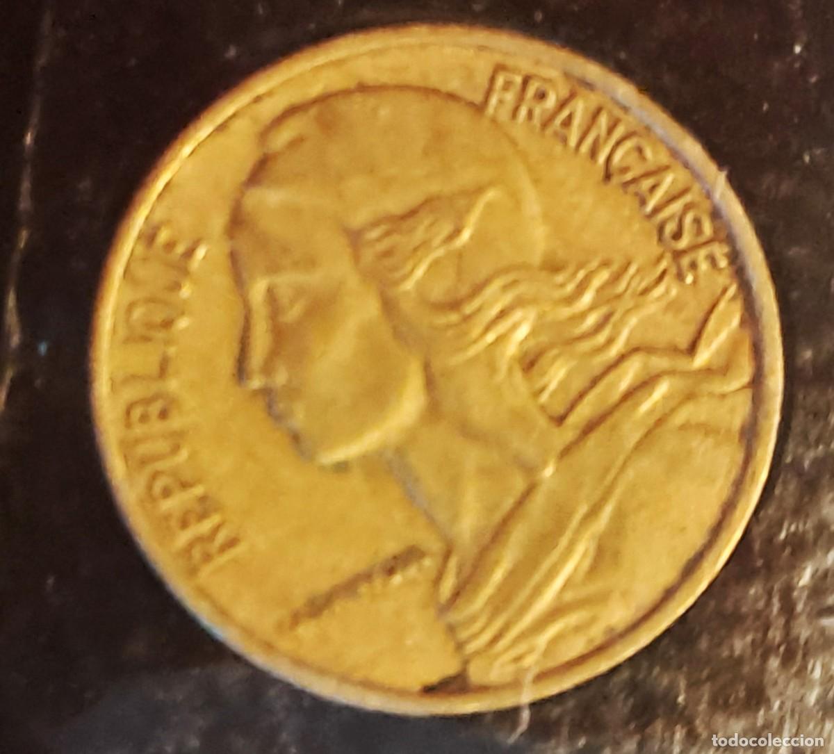 Monedas antiguas de Europa: MONEDA FRANCIA 5 CENTIMOS A&Ntilde;O 1966 - Foto 2