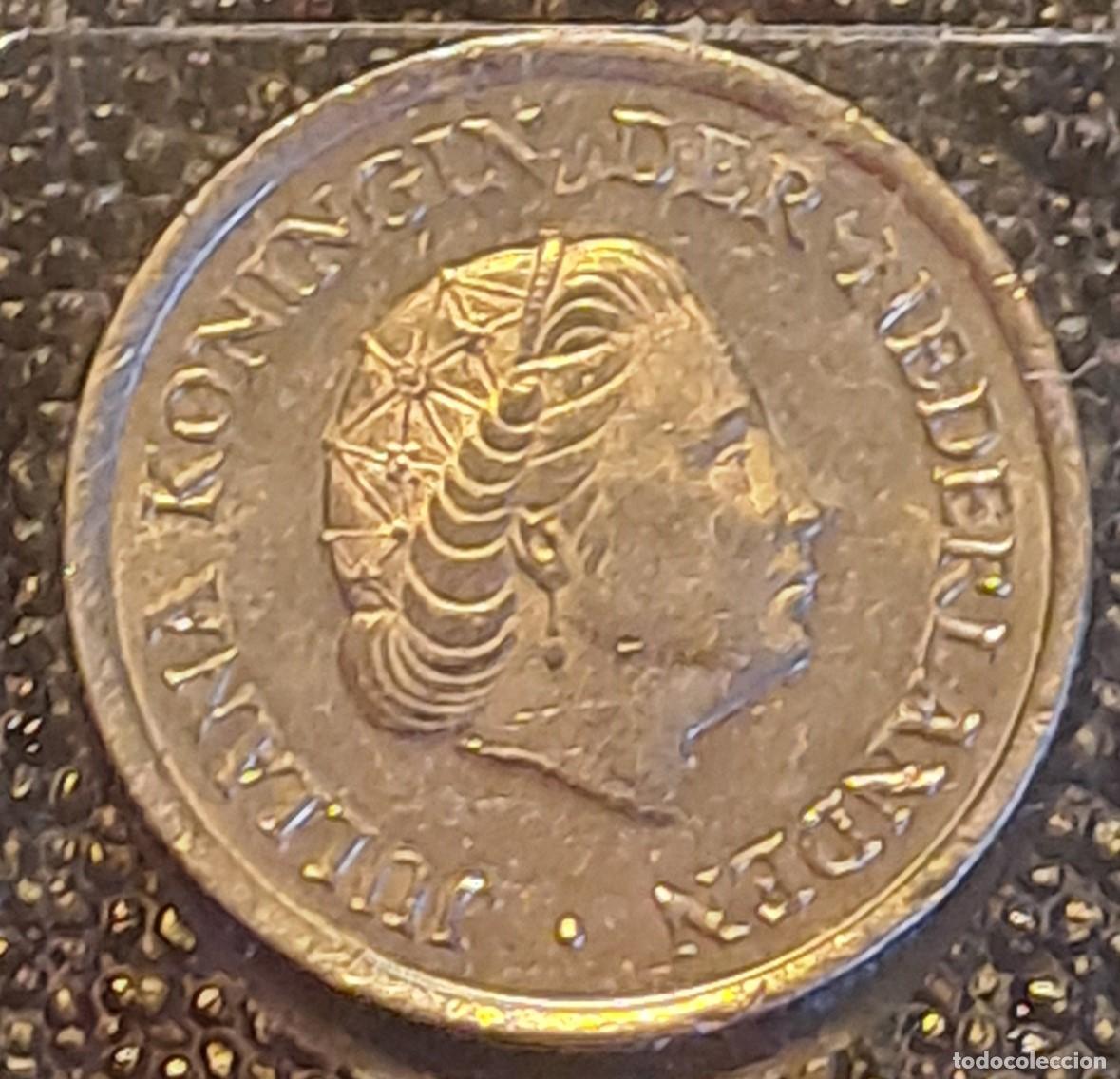 Monedas antiguas de Europa: MONEDA HOLANDA 25 CENT A&Ntilde;O 1980 - Foto 1