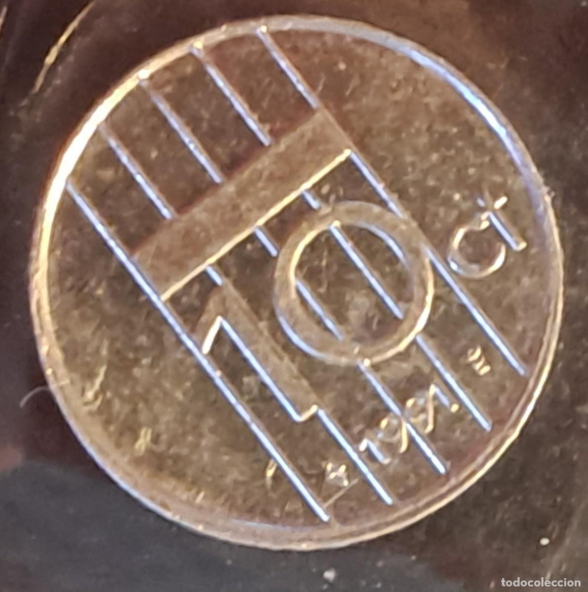 Monedas antiguas de Europa: MONEDA HOLANDA 10 CENT A&Ntilde;O 1991 - Foto 2