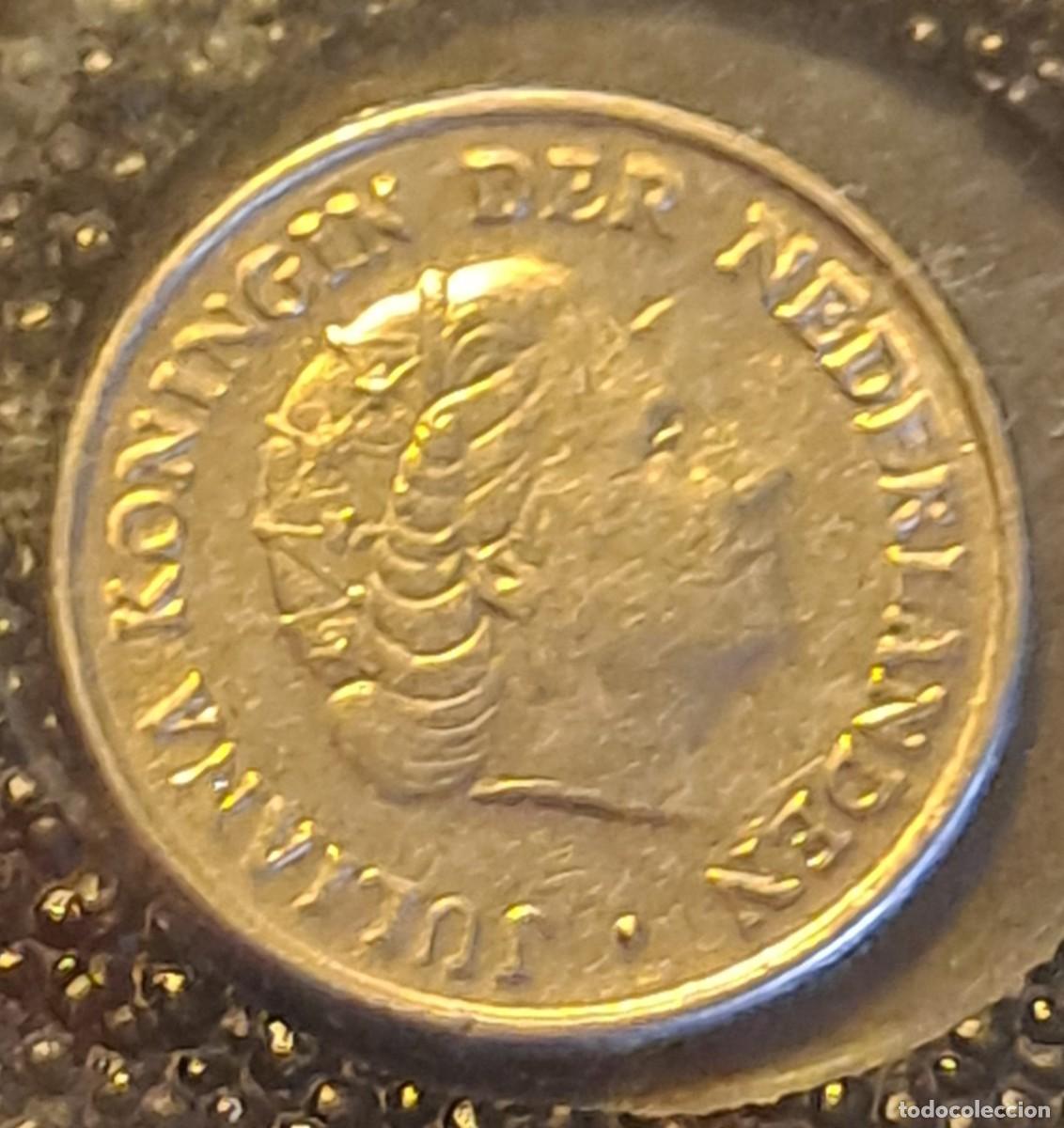 Monedas antiguas de Europa: MONEDA HOLANDA 10 CENT A&Ntilde;O 1977 - Foto 1