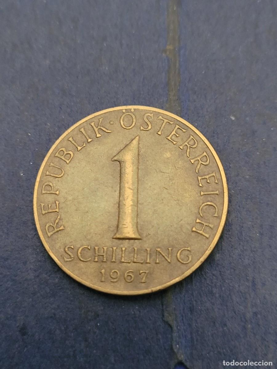 Monedas antiguas de Europa: Moneda 1 chel&iacute;n 1967 Austria - Foto 2
