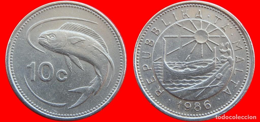 Monedas antiguas de Europa: 10 CENTIMOS 1986 MALTA-122641