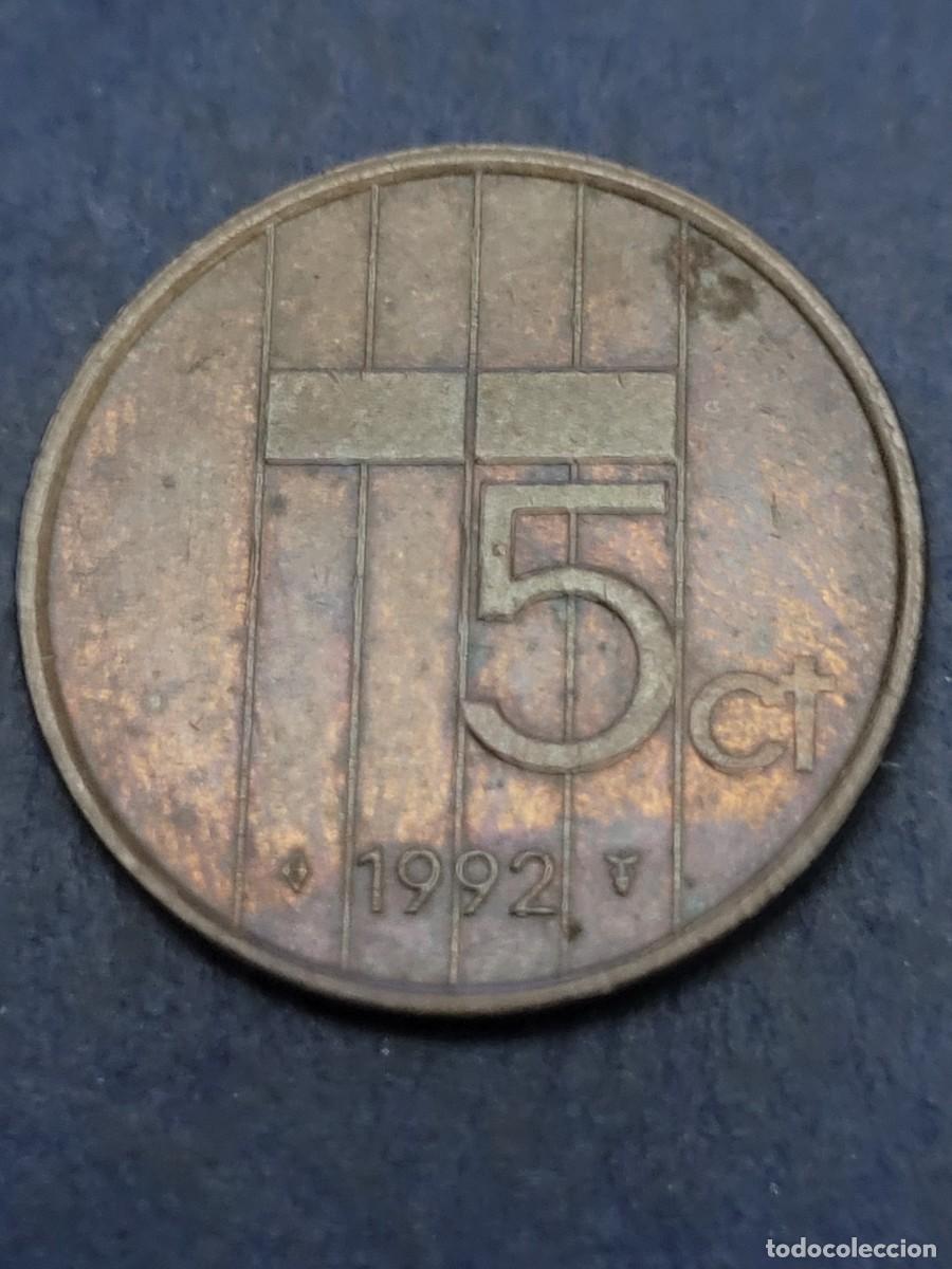 Monedas antiguas de Europa: Moneda 5 centavos 1992 Pa&iacute;ses Bajos - Foto 2