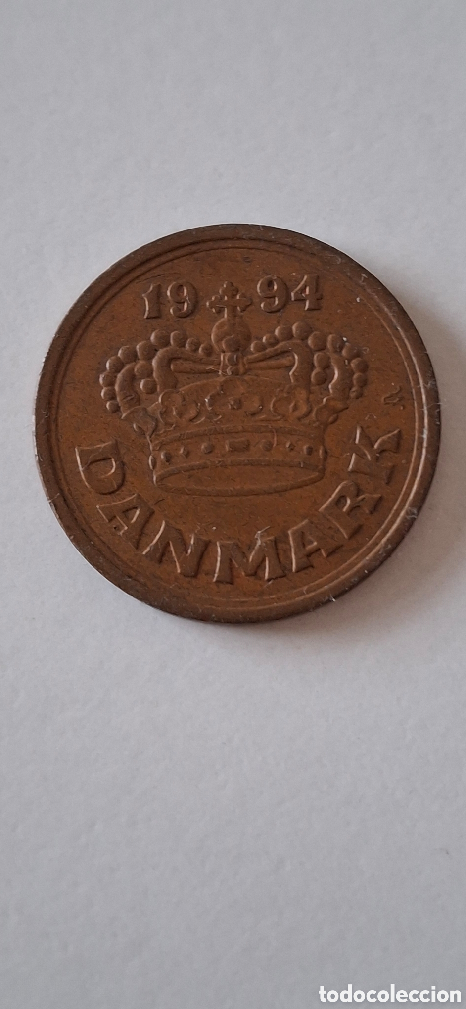 Monedas antiguas de Europa: 50 Ore 1994 Danmark Dinamarca - Foto 2