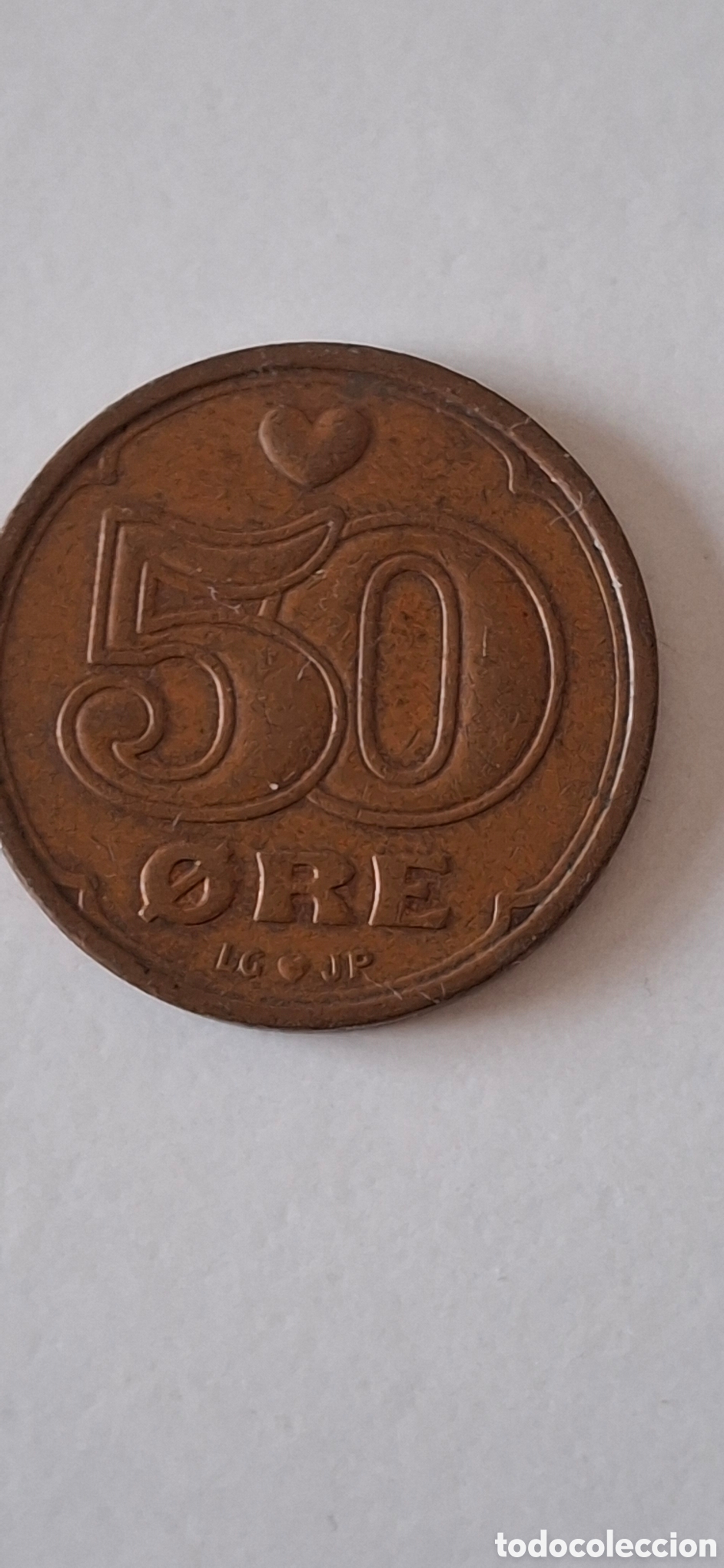 Monedas antiguas de Europa: 50 Ore 1994 Danmark Dinamarca - Foto 1