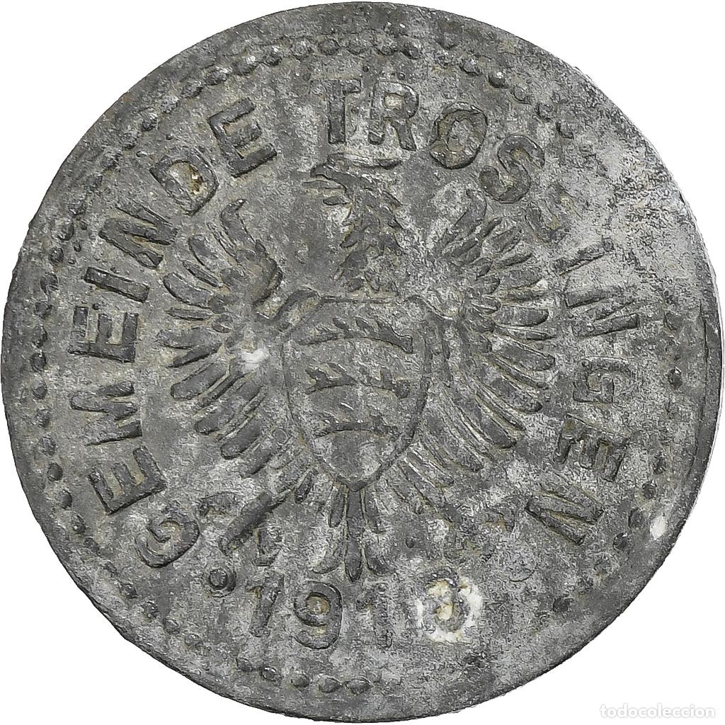 Alte M&uuml;nzen aus Europa: [#1511449] Alemania, Stadt Trossingen, 10 Pfennig, 1918, MBC, Cinc