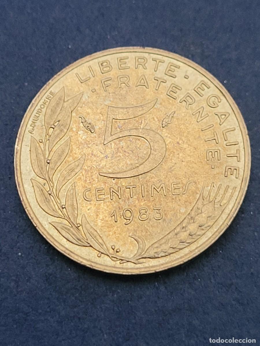 Monedas antiguas de Europa: Moneda 5 c&eacute;ntimos 1983 Francia - Foto 2