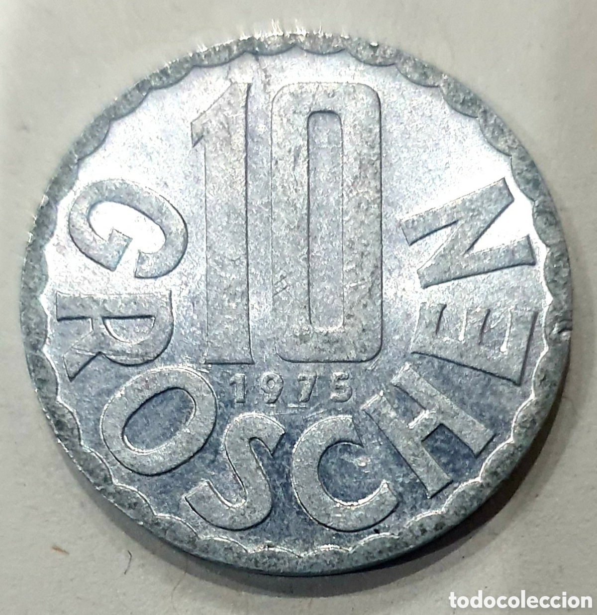Monedas antiguas de Europa: Austria. 10 groschen de 1975 - Foto 1