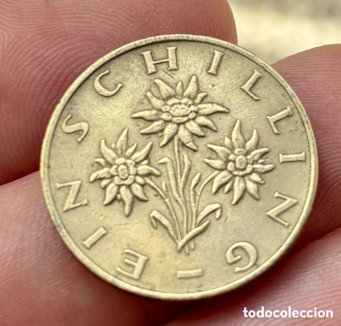 Monedas antiguas de Europa: Moneda AUSTRIA 1 Chel&iacute;n 1971. Schilling - Foto 2