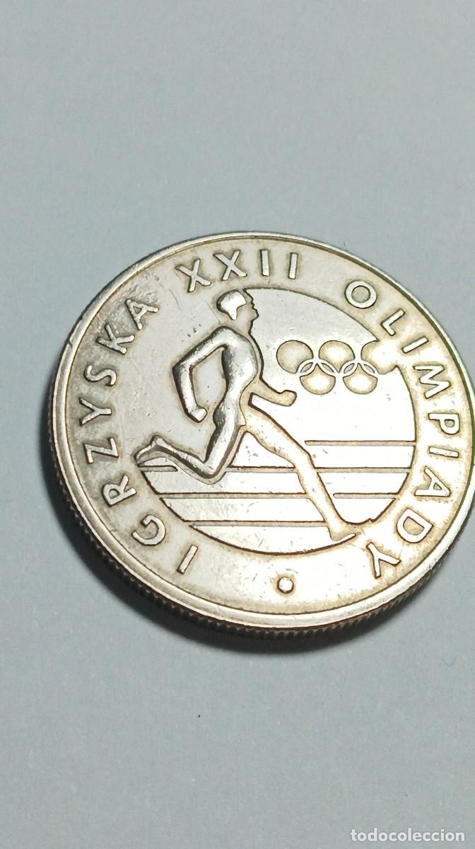 Monedas antiguas de Europa: POLONIA - 20 ZLOTYCH 1980 KM108 - XXII Juegos ol&iacute;mpicos de verano, Mosc&uacute; 1980