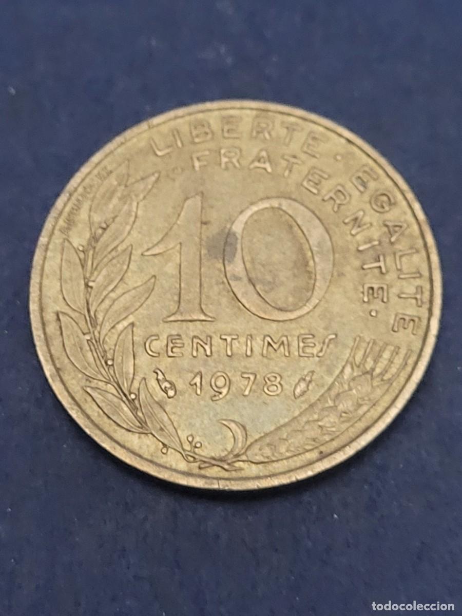 Monedas antiguas de Europa: Moneda 10 c&eacute;ntimos 1978 Francia - Foto 2