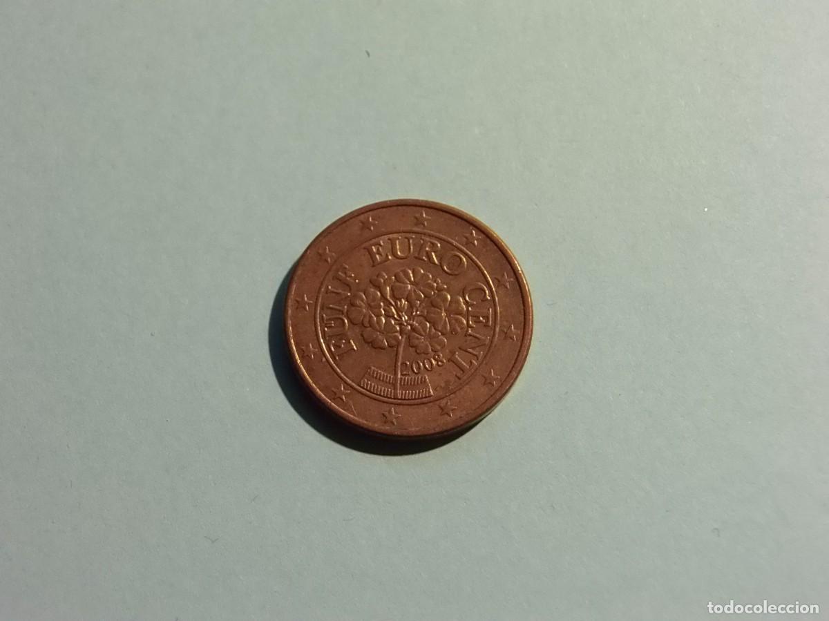 Monedas antiguas de Europa: AUSTRIA 5 C&Eacute;NTIMOS DE EURO 2008 - BC. - Foto 1