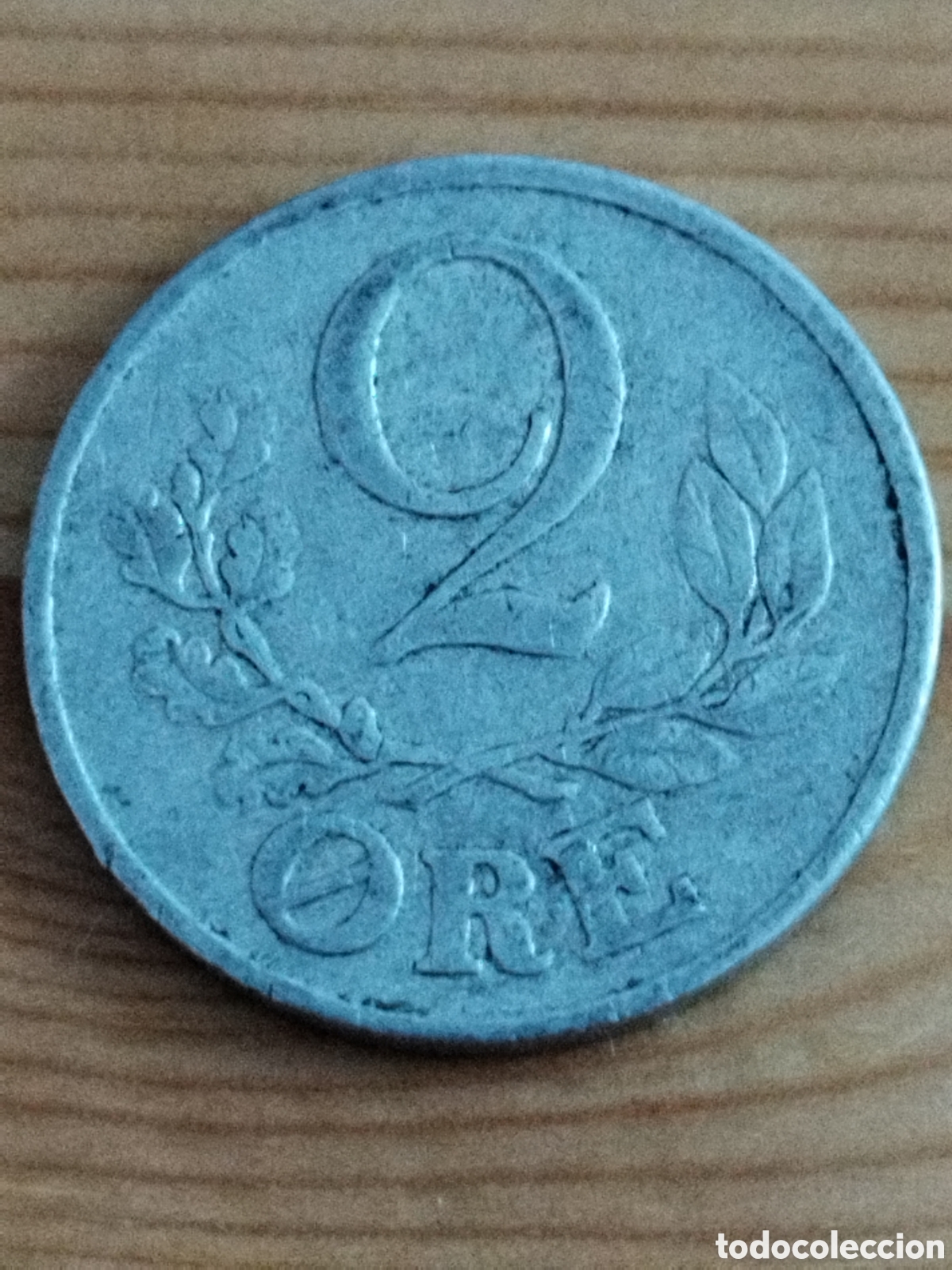 Monedas antiguas de Europa: Dinamarca 2 ore de 1941 km#833 - Foto 2
