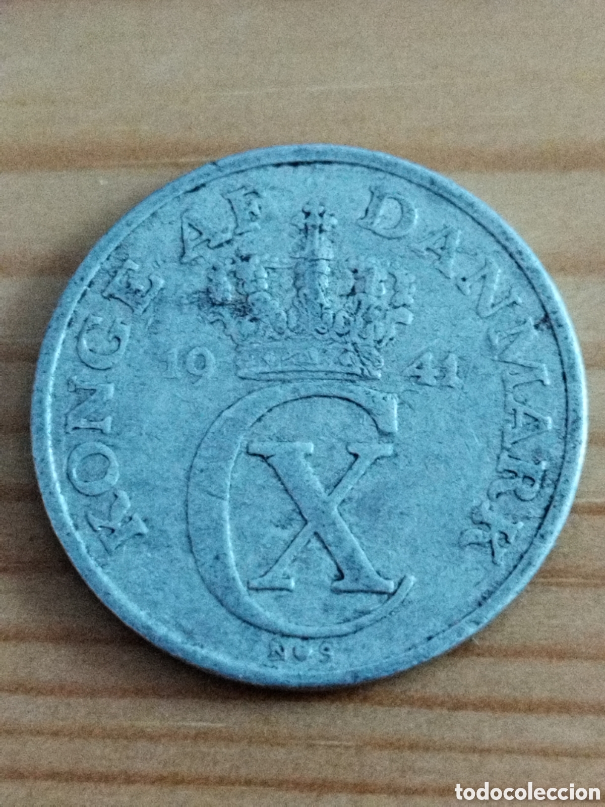 Monedas antiguas de Europa: Dinamarca 2 ore de 1941 km#833 - Foto 1