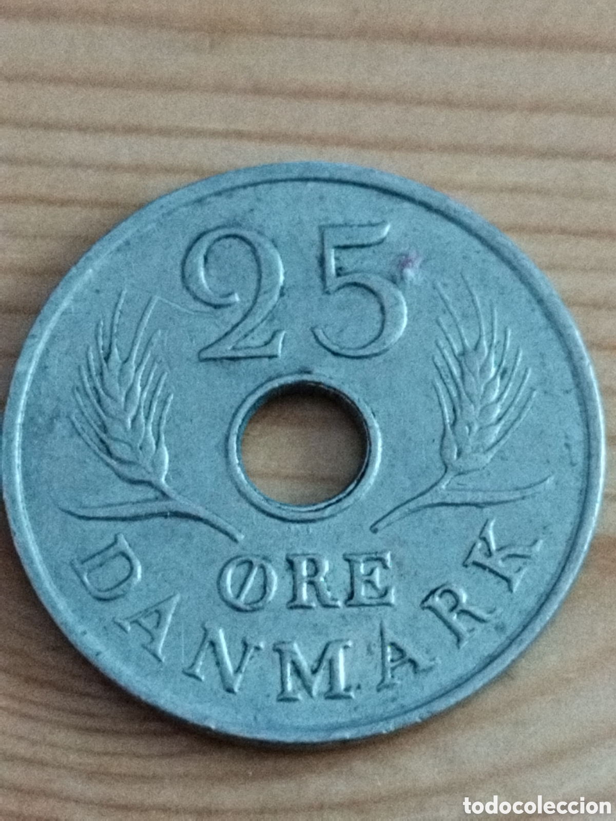 Monedas antiguas de Europa: Dinamarca 25 ore de 1967 km#855 - Foto 2
